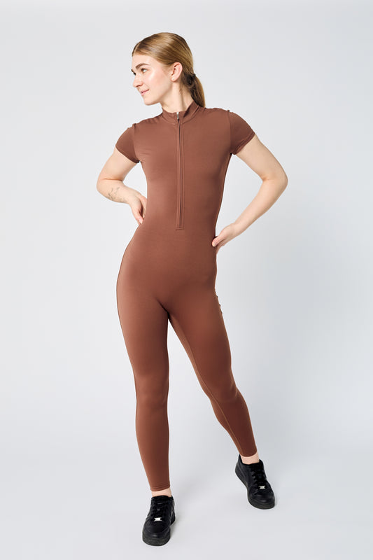 ICONIC Sculpting Jumpsuit - Brown