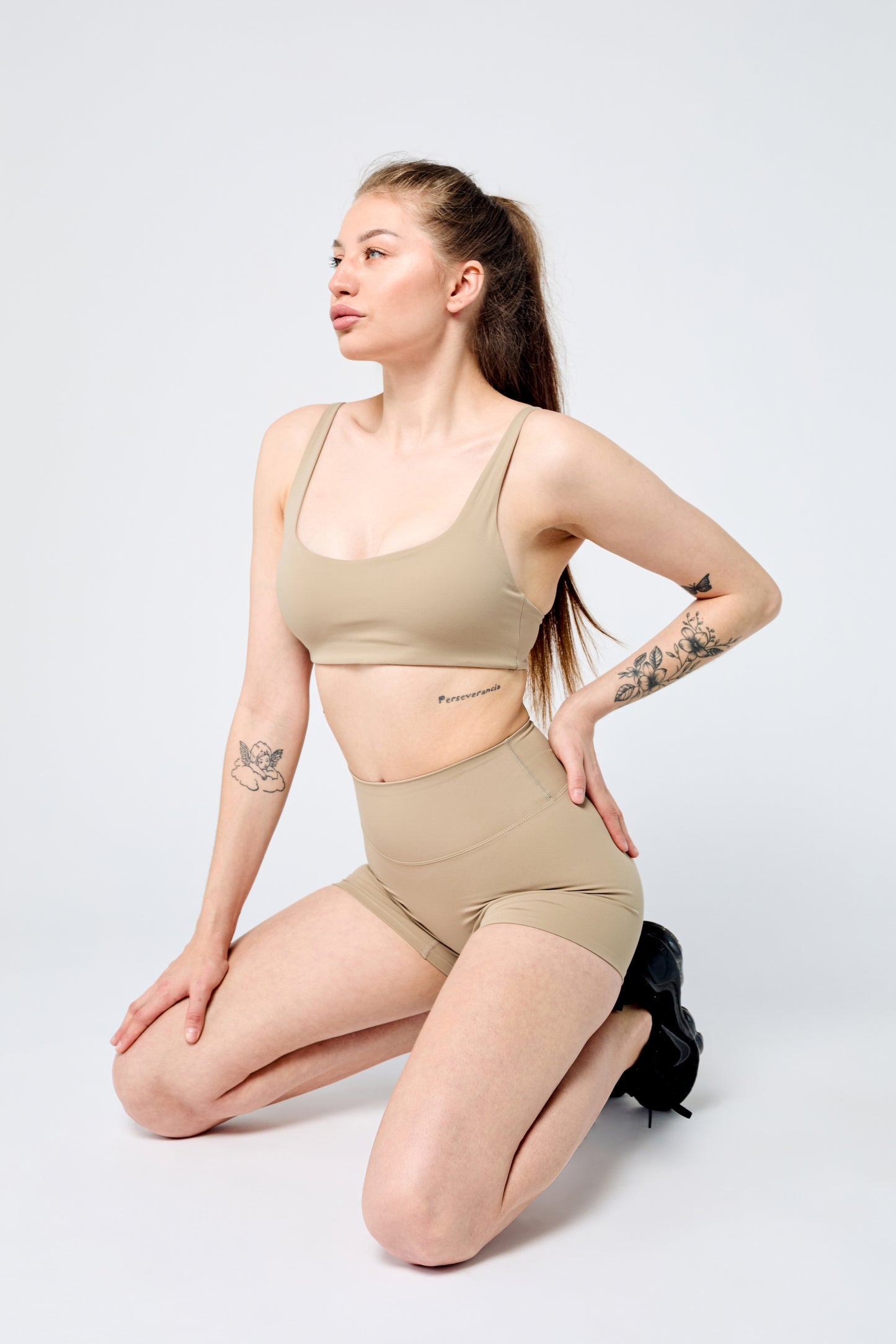 ICONIC Sculpt Bra Top - Latte Glow