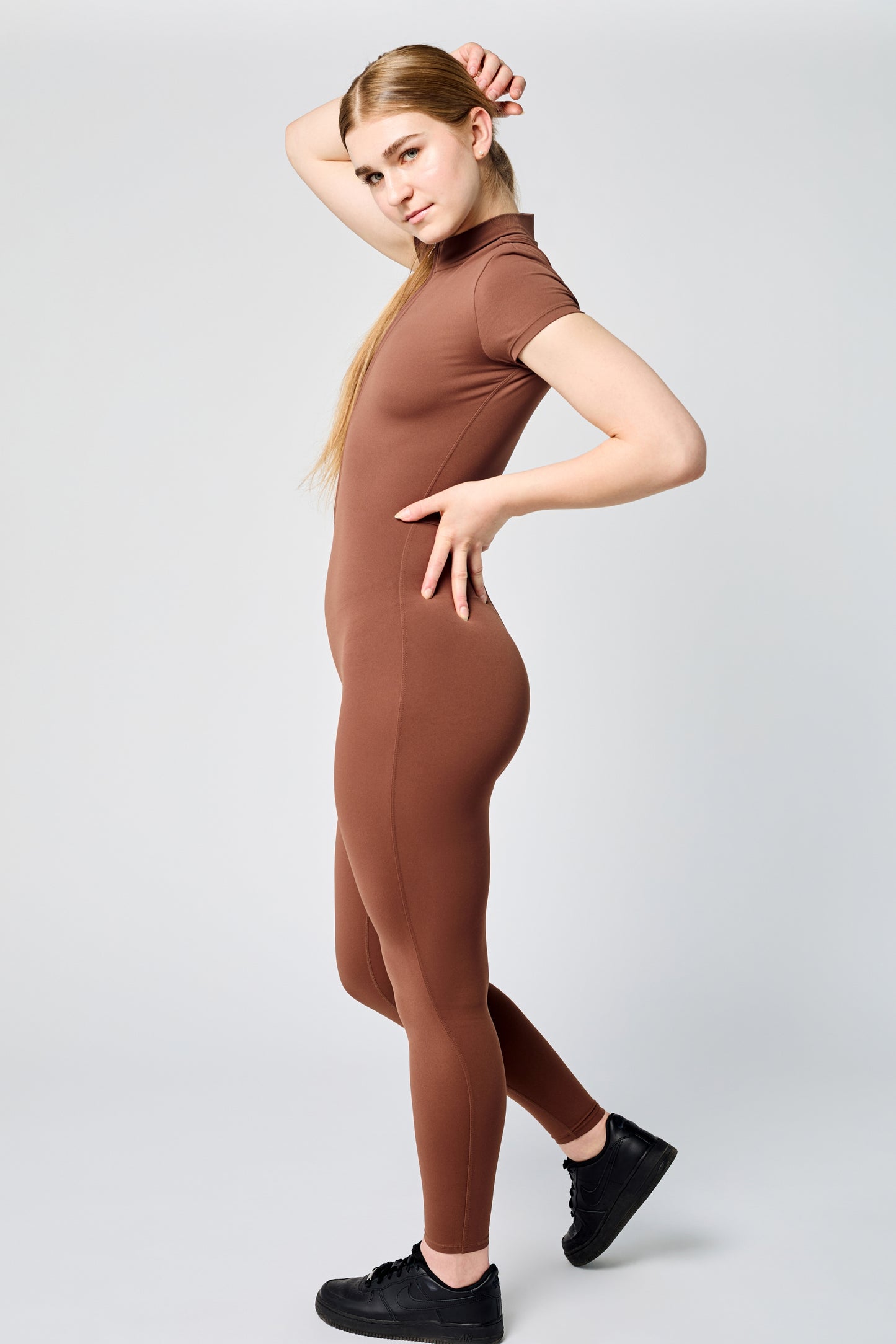 ICONIC Sculpting Jumpsuit - Brown